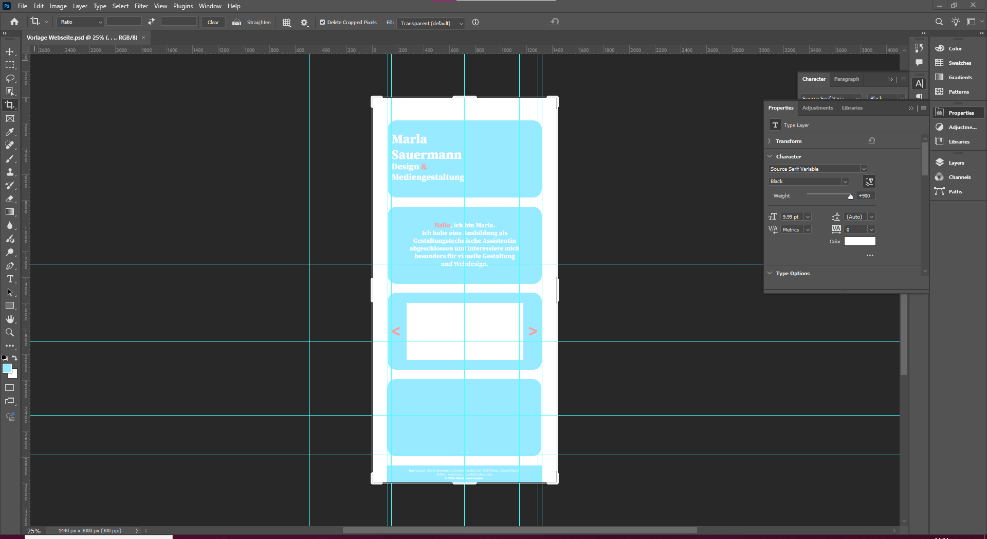 Photoshop Website Layout